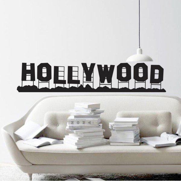 Vinilo Decorativo Adhesivo Hollywood