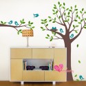 Vinilo Decorativo Adhesivo Arbol Con Nido