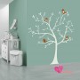 Vinilo Decorativo Adhesivo Arbol Con Pajaros infantil Colombia Bogota Medellin Cali Barranquilla Bucaramanga Cartagena Ibague 