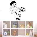 Vinilo Decorativo Adhesivo  Niño Futbolista