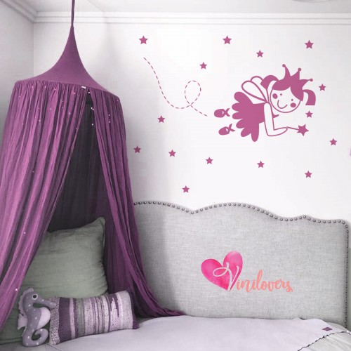 Vinilo Decorativo Adhesivo Baby Fairy