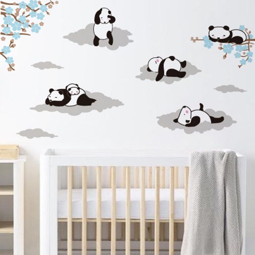 Vinilo Decorativo Adhesivo Baby Pandas