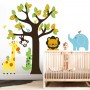 Vinilos decorativos infantiles arbol pajaros cocodrilo jirafa Colombia Bogota Medellin Cali Barranquilla Bucaramanga Cartagena