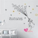 Vinilo Decorativo Adhesivo Le Petit Prince Frase