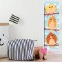 Adhesivos infantiles vinilos decorativos pajaros medidores impresos Colombia Bogota Medellin Cali Barranquilla Bucaramanga