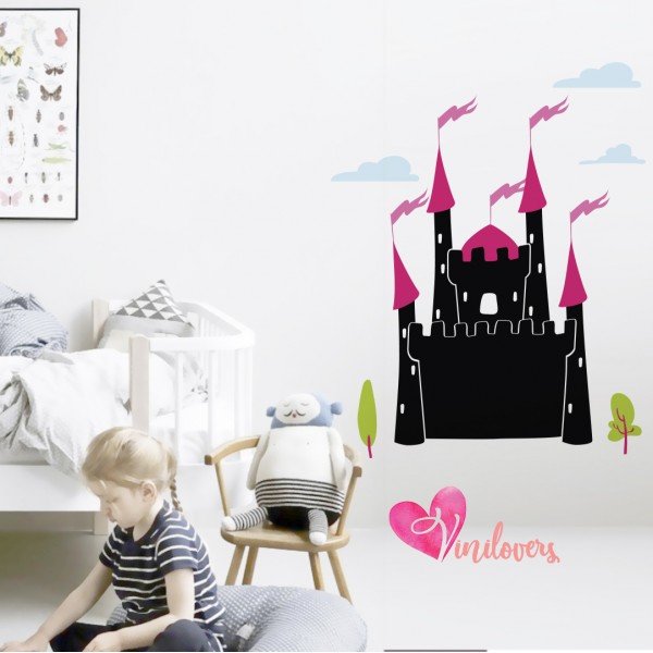 Adhesivos infantiles vinilos decorativos castillos pizarras Colombia Bogota Medellin Cali Barranquilla Bucaramanga Cartagena