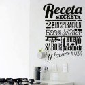 Vinilo Decorativo Adhesivo Receta secreta