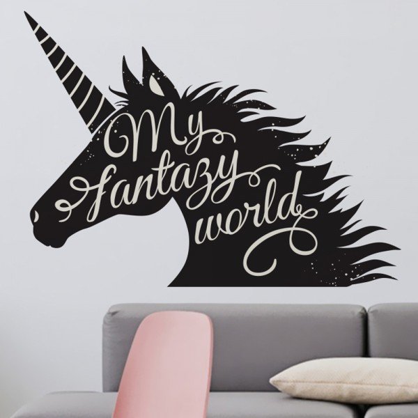 Vinilo Decorativo Adhesivo Magic Unicorn