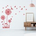 Vinilo Decorativo Adhesivo Butterflies dandelion