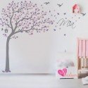 Vinilo Decorativo Adhesivo Arbol Infantil Mia