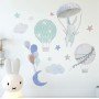 Vinilo Decorativo Adhesivo Cielo Y Globos Impresión