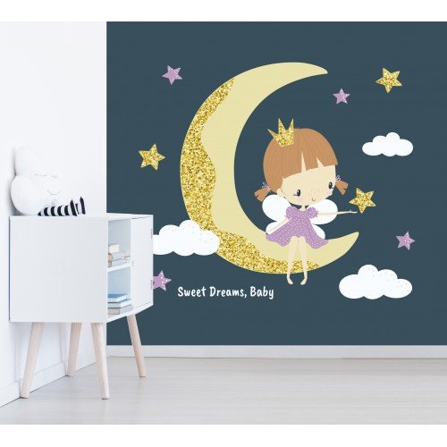 Mural Decorativo  Princess Fairy Impresion