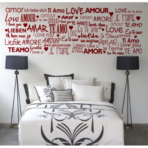 Vinilo Decorativo Adhesivo Frases de Amor Colombia Bogota Cali Medellin Barranquilla Bucaramanga