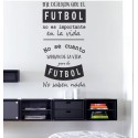 Vinilo Frase Fútbol