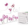 Vinilo Decorativo Adhesivo Flores Con Mariposas