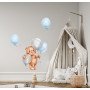 Vinilo Decorativo Oso Globos Bebe