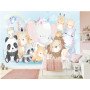 Papel tapiz vinilo adhesivo infantil animales