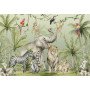 Papel Tapiz Vinilo Adhesivo Jungla Selva Zafari Animales