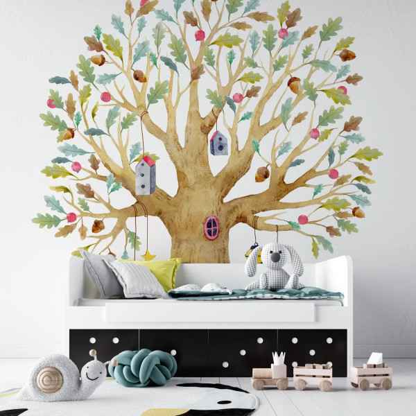 Papel Tapiz Arbol Infantil de Encanto