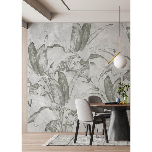 Papel Tapiz Adhesivo Decorativo - Plantación de Plátanos