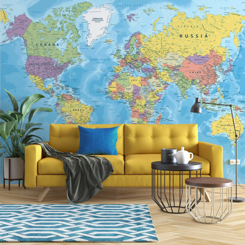 Papel Tapiz "Mapa Cromático"