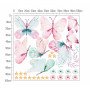 Papel Tapiz Acuarela: Mariposas, Flores y Estrellas