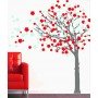 Vinilo Decorativo  Adhesivo Arbol con flores