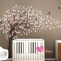 Adhesivos infantiles en vinilo decorativo arboles flores pajaros 