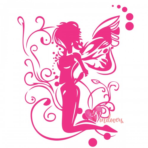 Vinilo Decorativo Adhesivo Fairy Butterfly