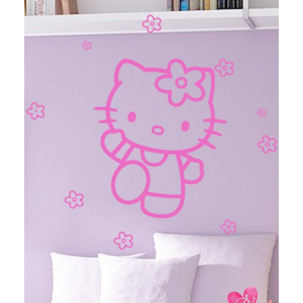 Vinilo Decorativo Adhesivo Hello Kitty