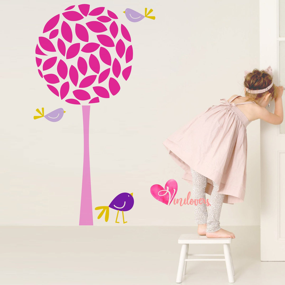 Adhesivos infantiles vinilos decorativos arboles pajaros Colombia Bogota Medellin Cali Barranquilla Bucaramanga Cartagena Ibague