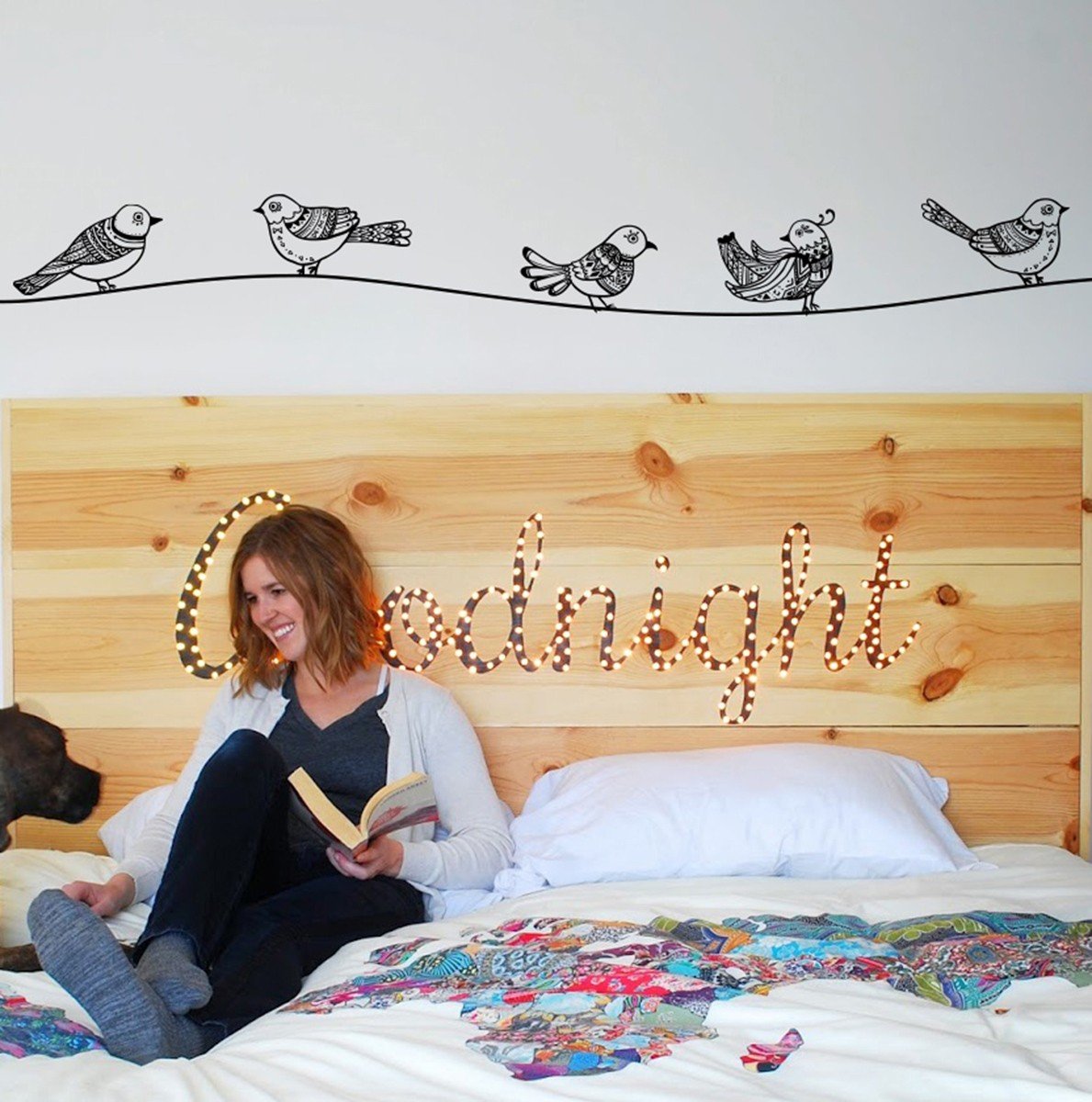 Vinilo Decorativo Adhesivo Pájaros Etnic