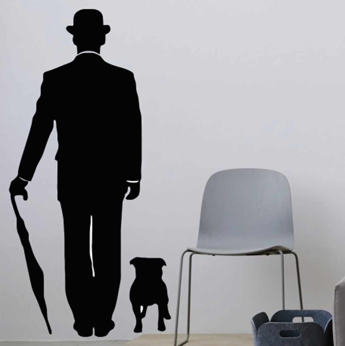 Vinilo Decorativo Adhesivo Man and Dog