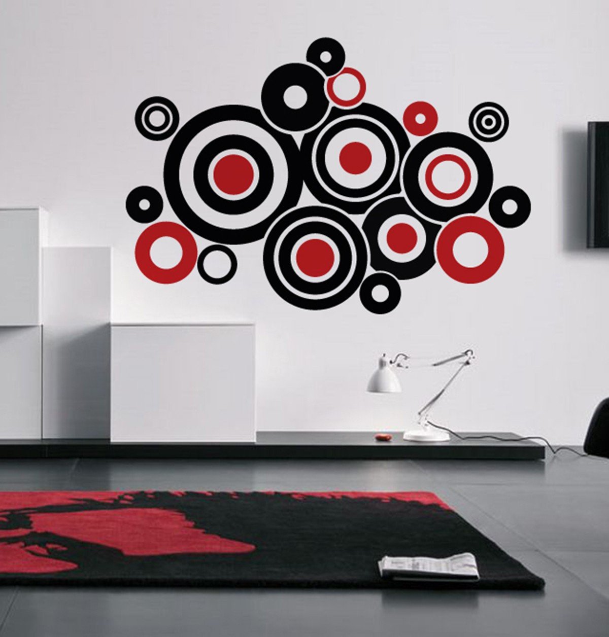 Vinilo Decorativo Adhesivo  Circular Color