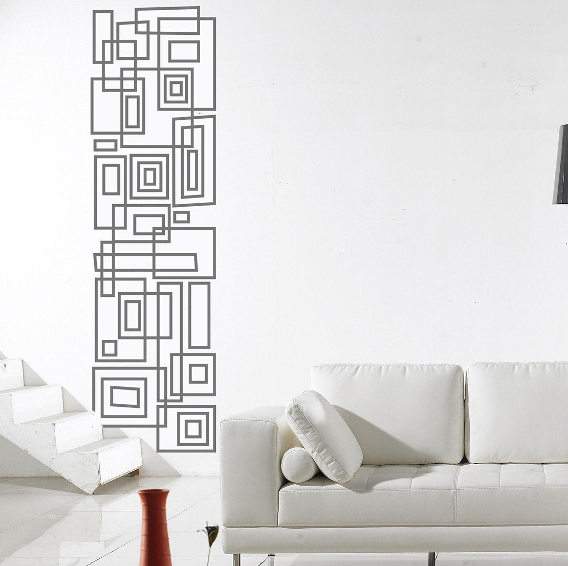 Vinilo Decorativo Adhesivo  Columna de cuadros
