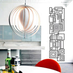 Vinilo Decorativo Adhesivo  Columna de cuadros