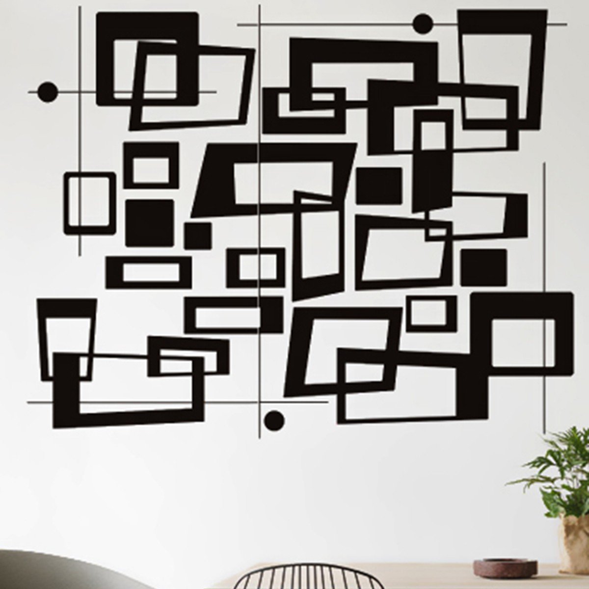 Vinilo Decorativo Adhesivo  Cuadros Abstractos