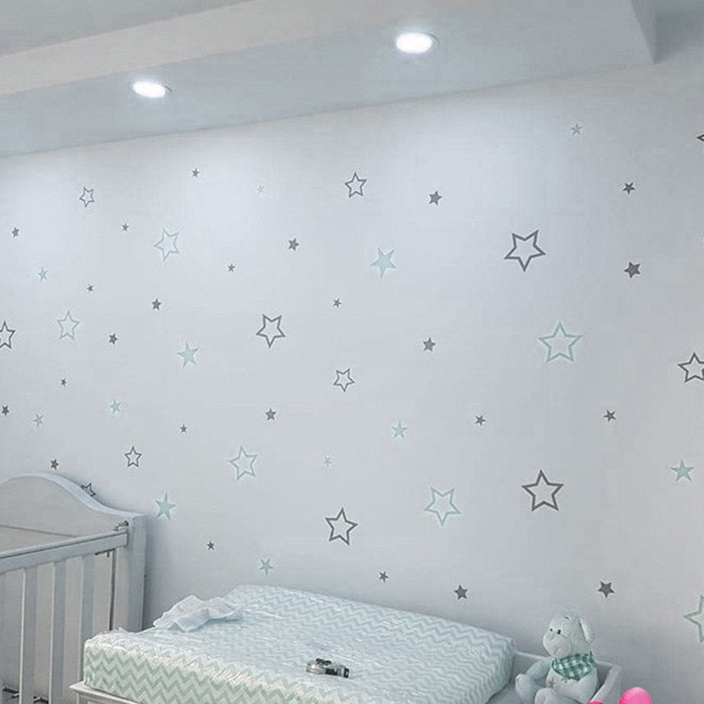 Adhesivos infantiles vinilos decorativos estrellas bordeadas Colombia Bogota Medellin Cali Barranquilla Bucaramanga Cartagena