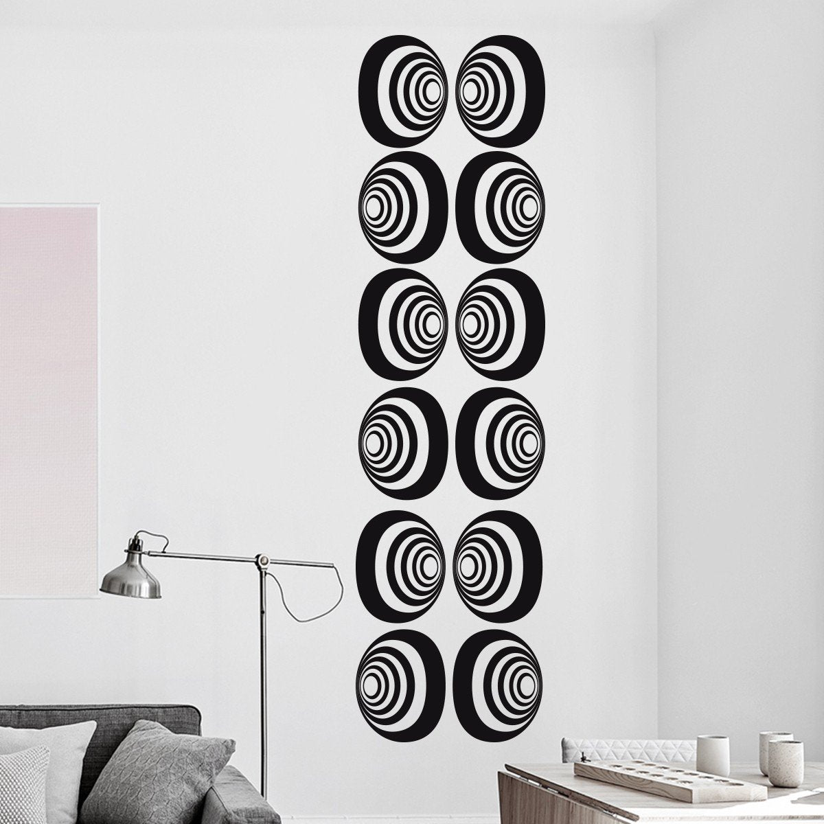 Vinilo Decorativo Adhesivo Espirales geometricos