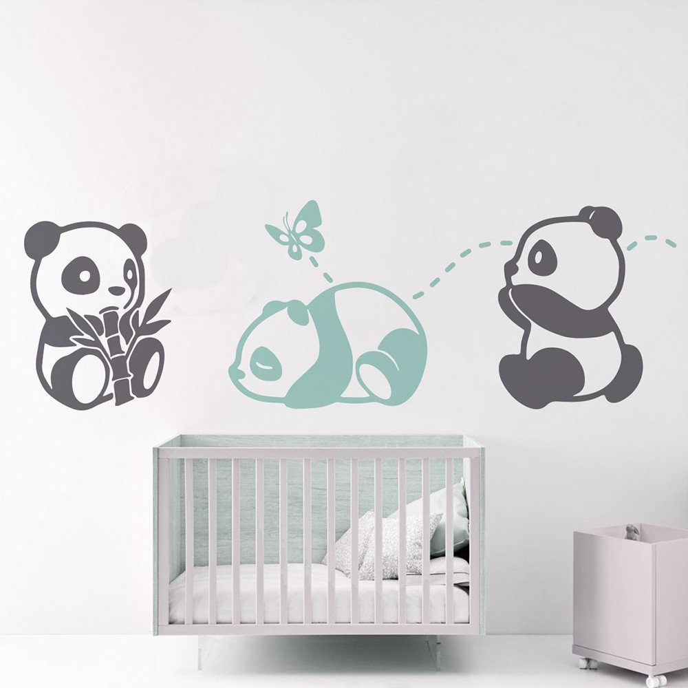 Vinilos adhesivos decorativos infantiles bebes pandas  Colombia Bogota Medellin Cali Barranquilla Bucaramanga Cartagena Ibague