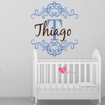 Adhesivos infantiles decorativos nombre personalizado Colombia Bogota Medellin Cali Barranquilla Bucaramanga Cartagena