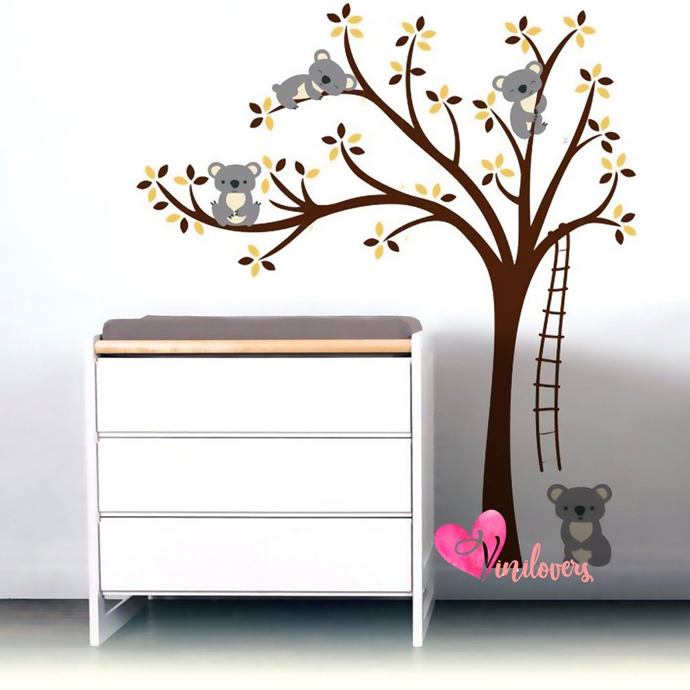 Adhesivos infantiles vinilos decorativos arboles osos  Colombia Bogota Medellin Cali Barranquilla Bucaramanga Cartagena Ibague