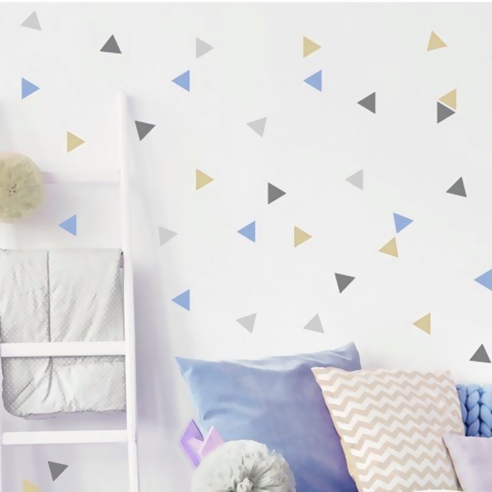 Adhesivos infantiles vinilos decorativos pack triangulos Colombia Bogota Medellin Cali Barranquilla Bucaramanga Cartagena Ibague