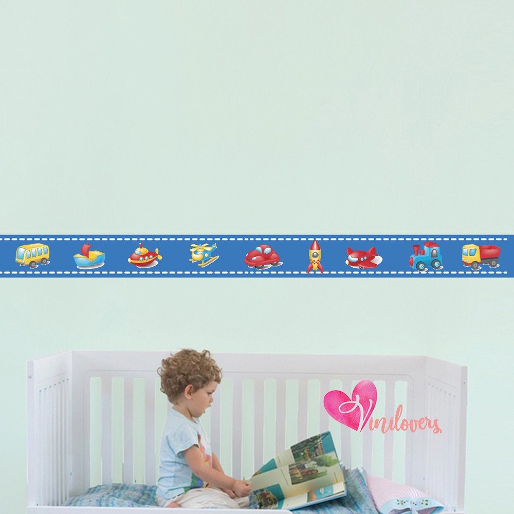 Vinilos adhesivos Infantiles decorativos medios transporte impresos Colombia Bogota Medellin Cali Barranquilla Bucaramanga