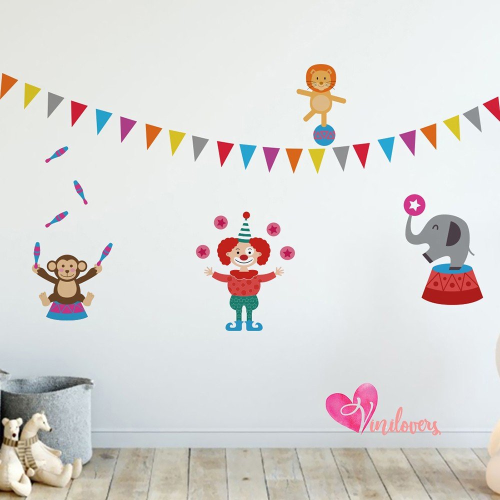 Vinilo Decorativo Adhesivo Circo Colombia Bogota Medellin Cali Barranquilla Bucaramanga Cartagena Ibague