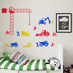 Adhesivos infantiles vinilos carros maquinarias construccion Colombia Bogota Medellin Cali Barranquilla Bucaramanga Cartagena