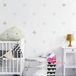 Adhesivos infantiles vinilos decorativos pack cruces Colombia Bogota Medellin Cali Barranquilla Bucaramanga Cartagena