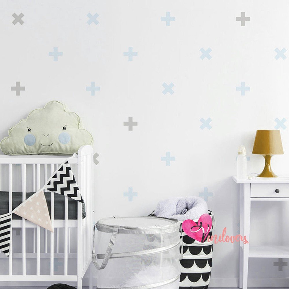 Adhesivos infantiles vinilos decorativos pack cruces Colombia Bogota Medellin Cali Barranquilla Bucaramanga Cartagena