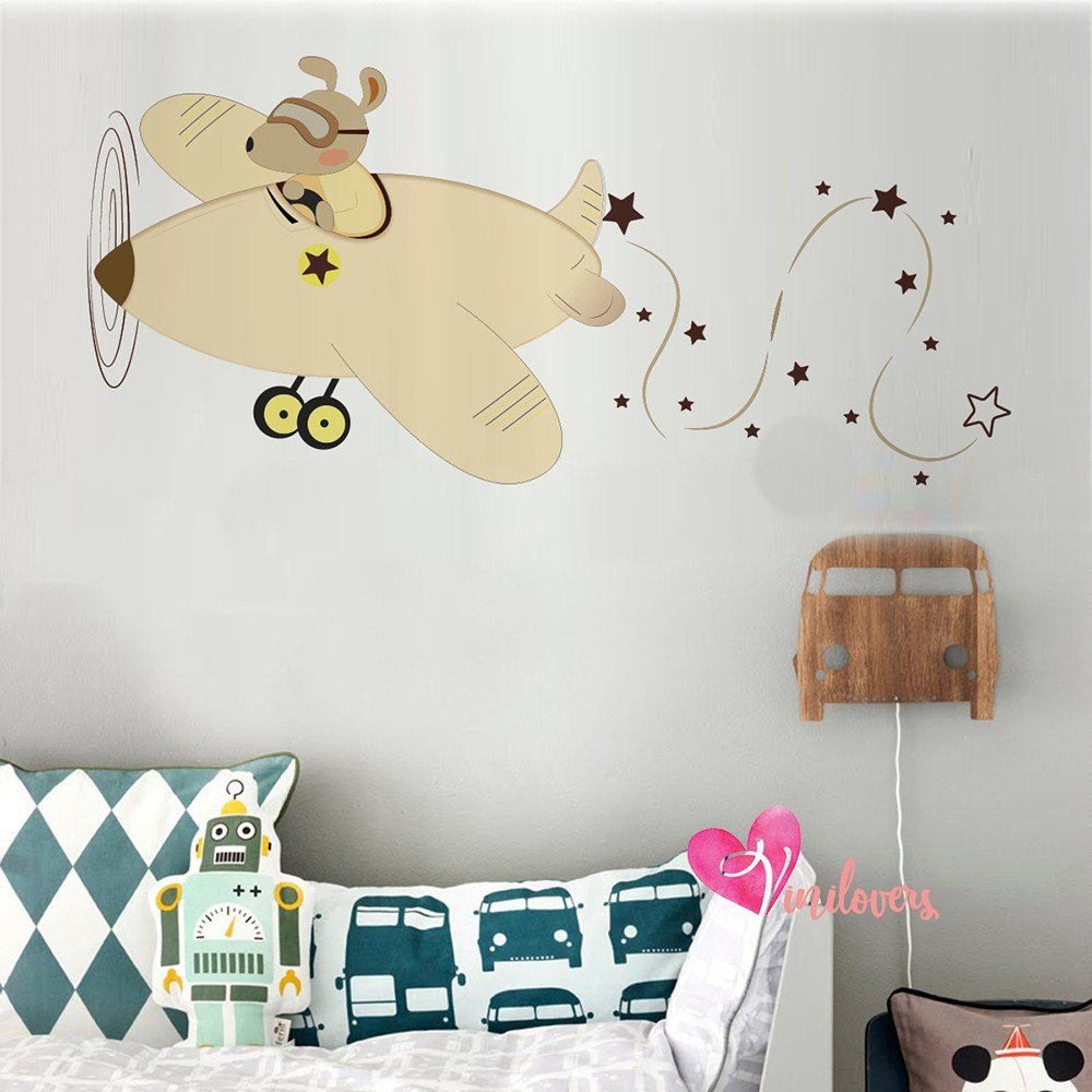 Adhesivos infantiles vinilos decorativos ratoncitos aviones estrellas impresiones Colombia Bogota Medellin Cali Barranquilla