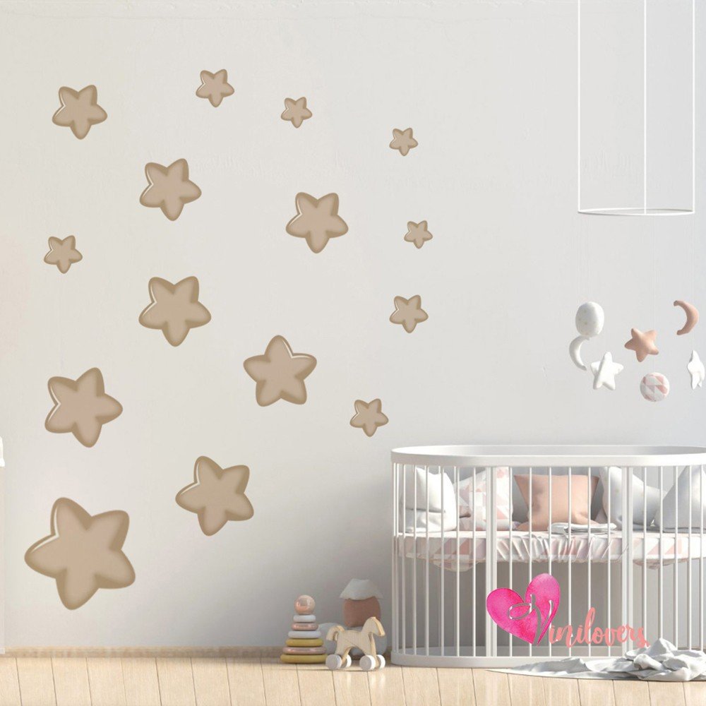 Adhesivos infantiles vinilos sweet stars estrellas impresos Colombia Bogota Medellin Cali Barranquilla Bucaramanga